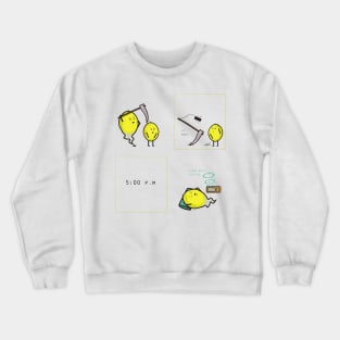 Lemon Ed - Nap after work Crewneck Sweatshirt